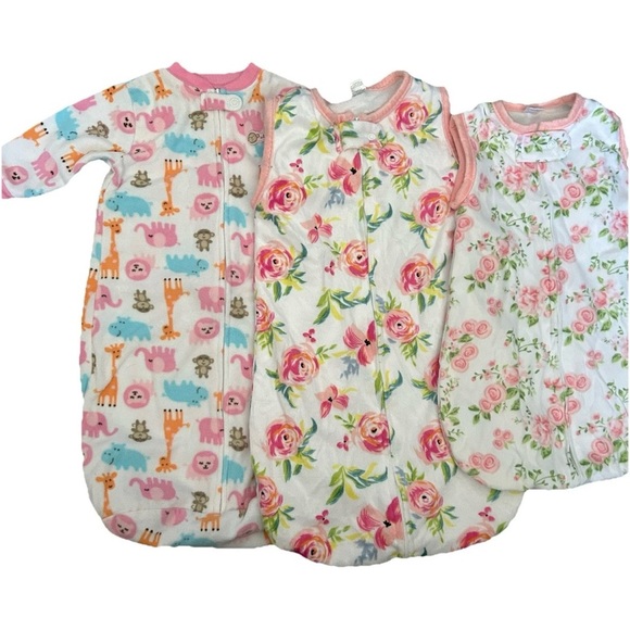 Lot Of 7 Swaddle Me Swaddles And Misc. Sleep sacks Size 0-6 Months - Picture 2 of 12